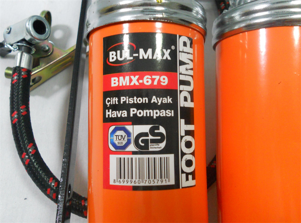 Bulmax Çift Piston Ayak Hava Pompası BMX-679             Ayak Pompaları