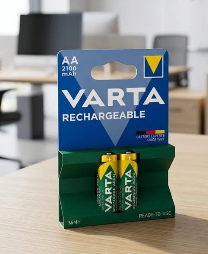 Varta Şarjlı Pil 2'Lİ 2100 Mah AAPil ve Bataryalar