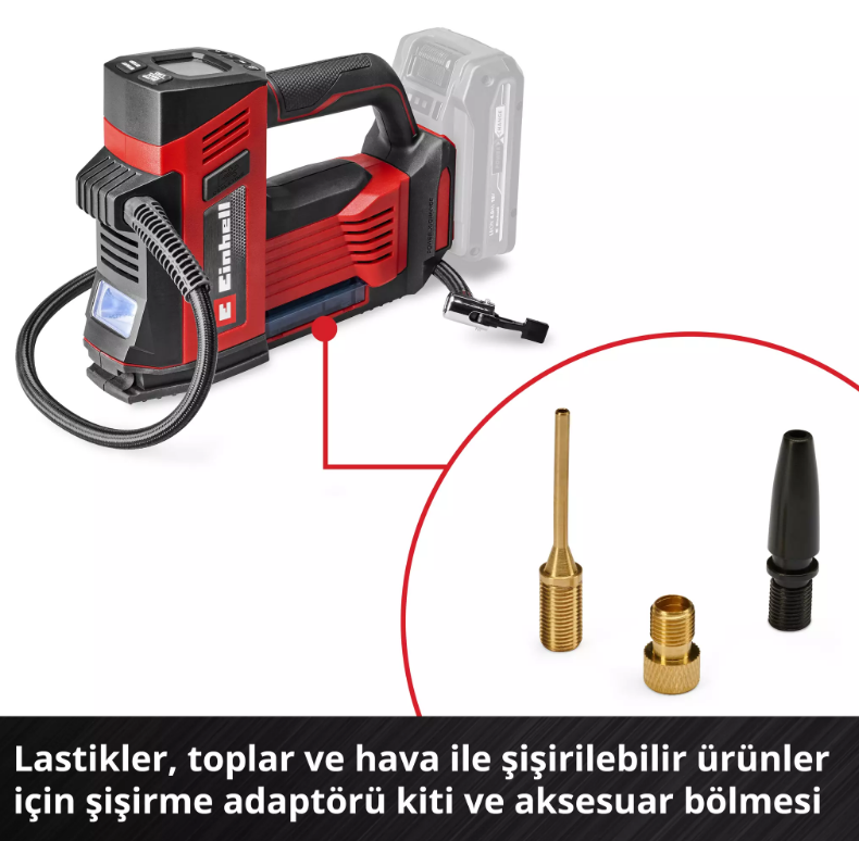 Einhell Ce-Cc 18/23 D Lİ - Solo Akülü Oto Hava Kompresörü 2071025Hava Tabancaları