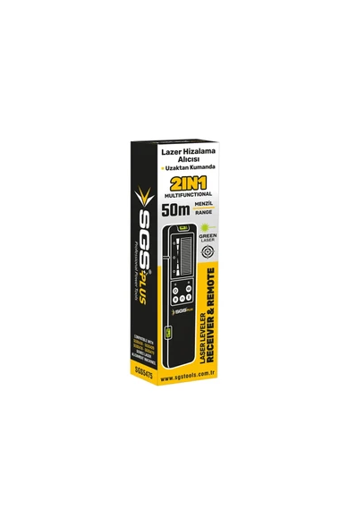 Sgs Lazer Hizalama Alıcısı 50 Mt SGS5475Lazer Hizalayıcılar