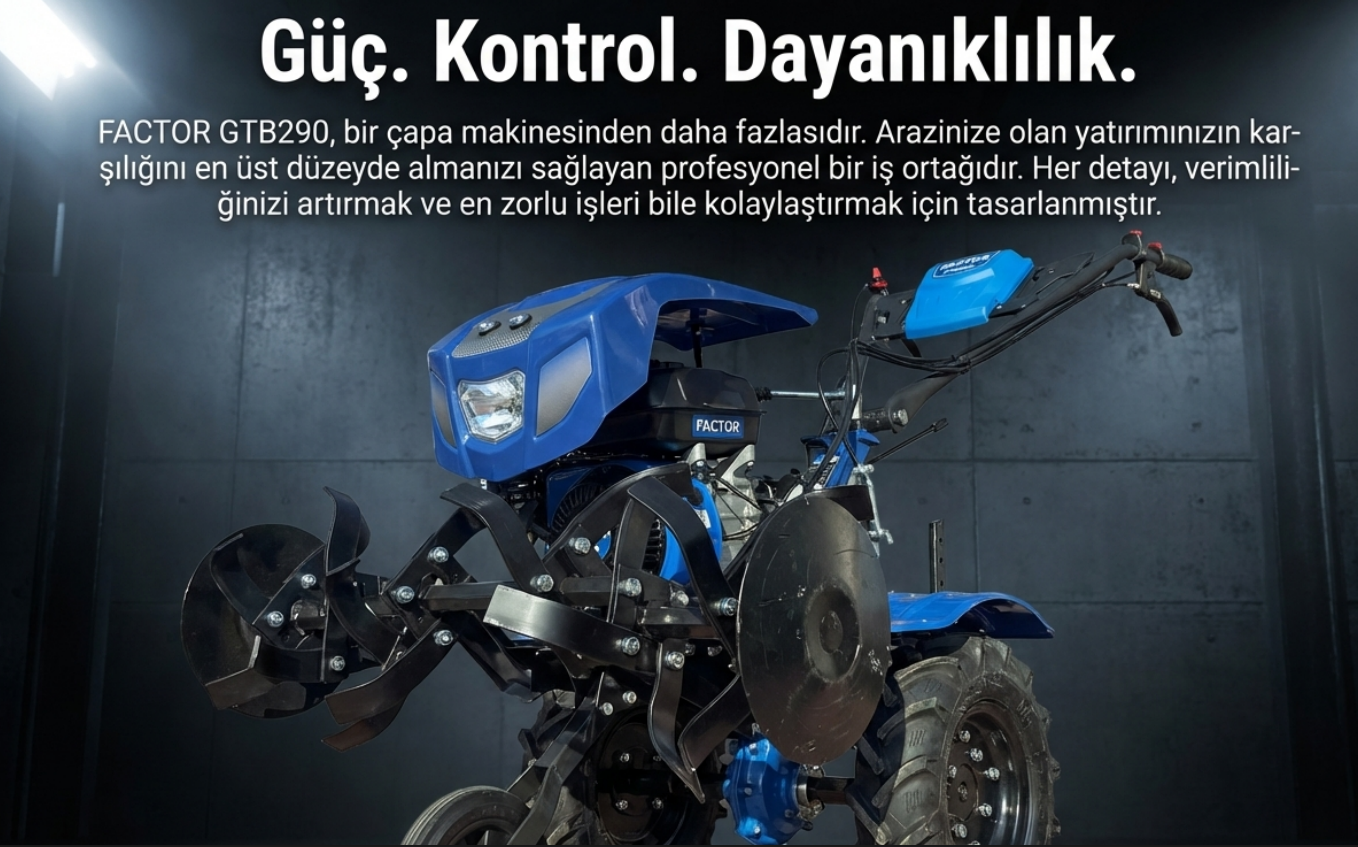 Factor Çapa Makinası Benzinli GTB290Benzinli Modeller