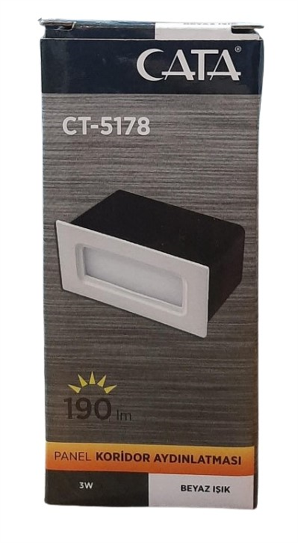 Cata 3W Panel Koridor Aydınlatma Beyaz CT-5178Led Panel Armatürler