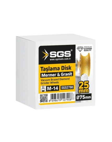 Sgs Taşlama Disk Mermer-Granit M14 75mm*25mm SGS2790Gravür ve Taşlama Setleri