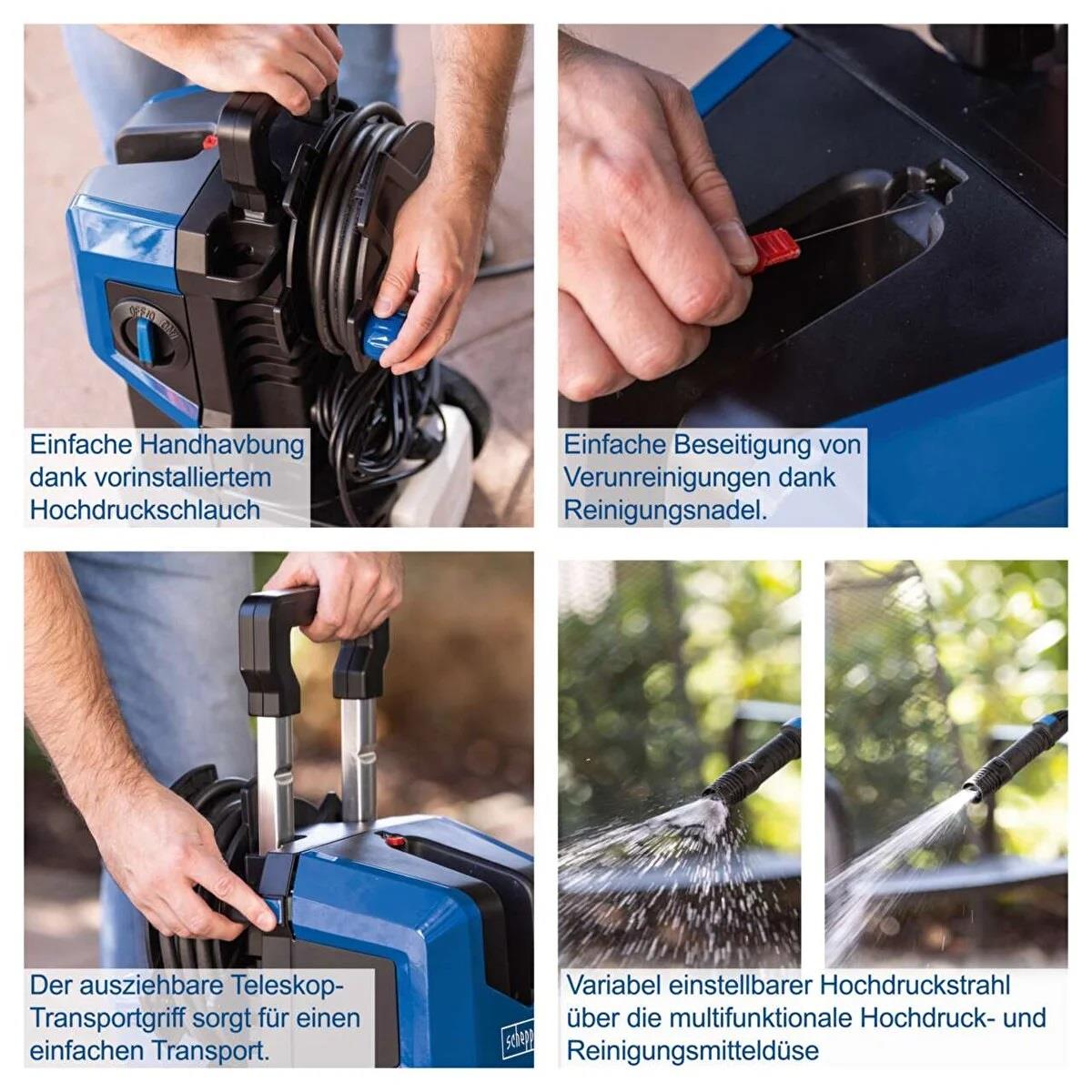 Scheppach HCE3000 Yüksek Basınçlı Yıkama Makinası 180 Bar 2400WBasınçlı Yıkama Makinaları