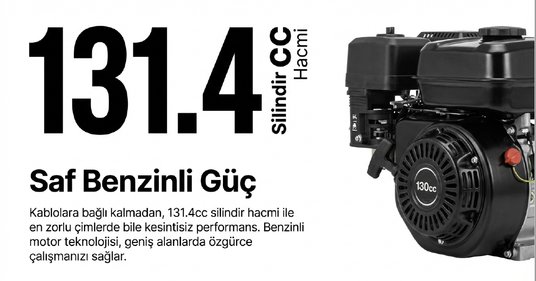 Factor Benzinli Çim Biçme Makinası İtmeli 40 CM UME40Benzinli Grup