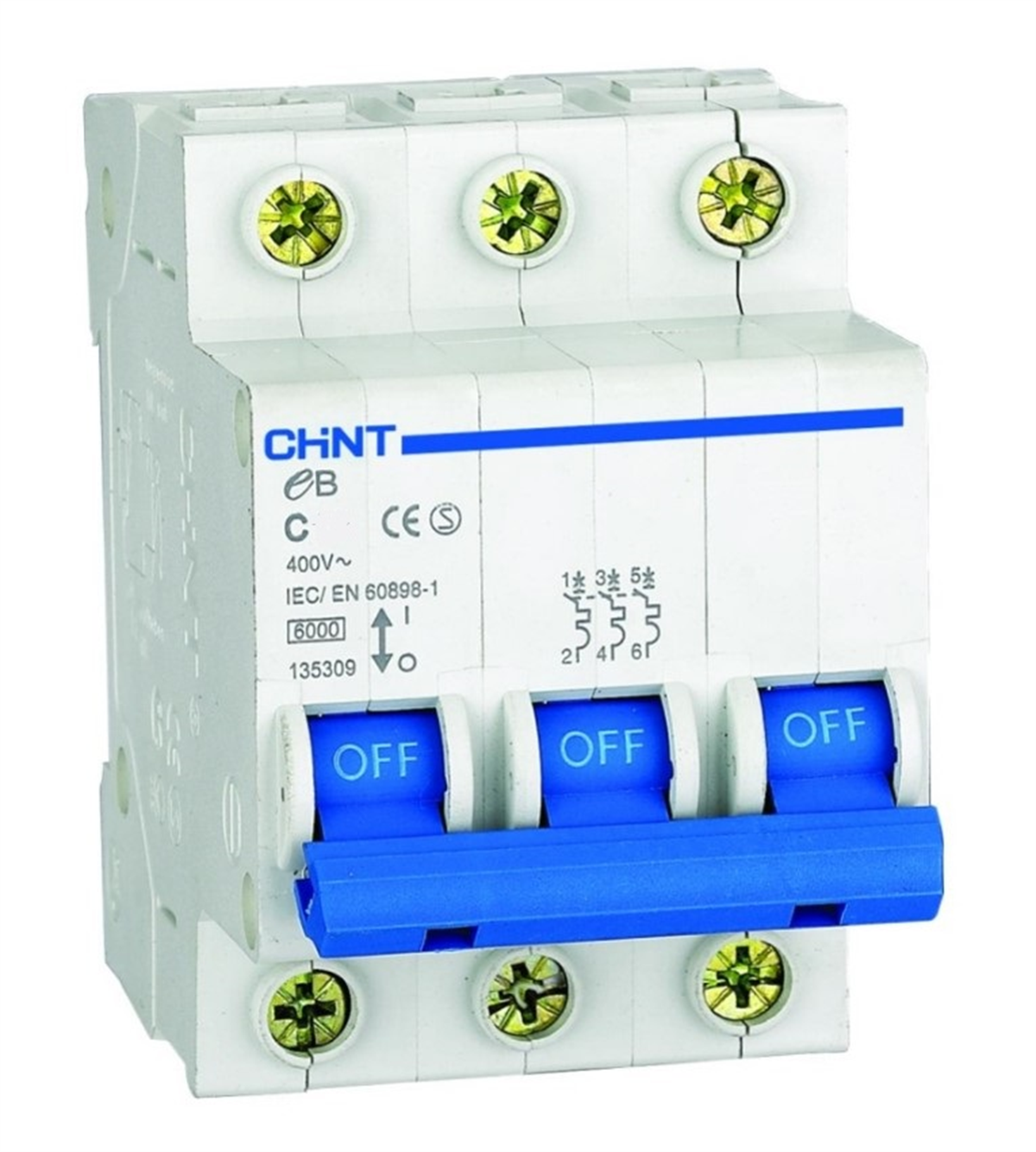 Chınt 185641 63A 3 Kutup C Tip 4.5kA Otomatik SigortaSigortalar