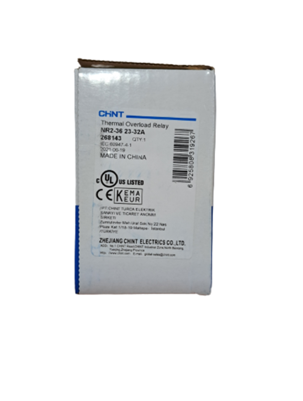 Chint Termik Röle NR2-36 23-32A 268143Sigortalar