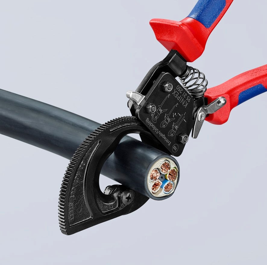 CIRCIR MEKANİZMALI KABLO MAKASI 250 mm