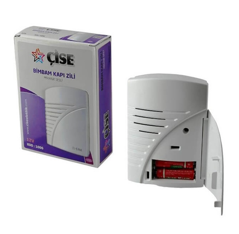 Çise Bim Bam Kapı Zili 12 V Kod:1006Zil ve Diafonlar