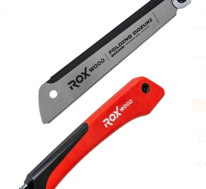Rox Wood Dozuki Katlanır Ahşap Testere 240 mm 153ROX0328Testereler