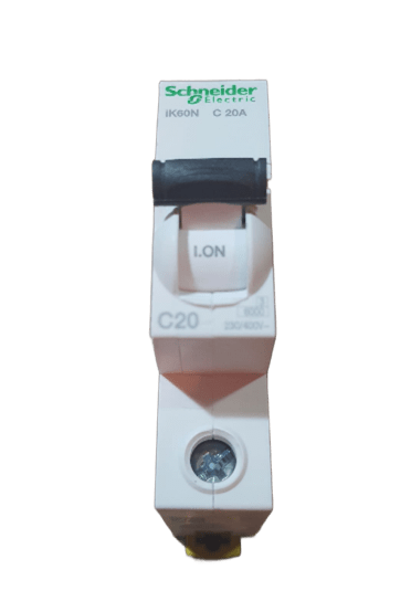 Schneider Monofaze Otomatik Sigorta 1P C 20A 6KA A9K24120Sigortalar
