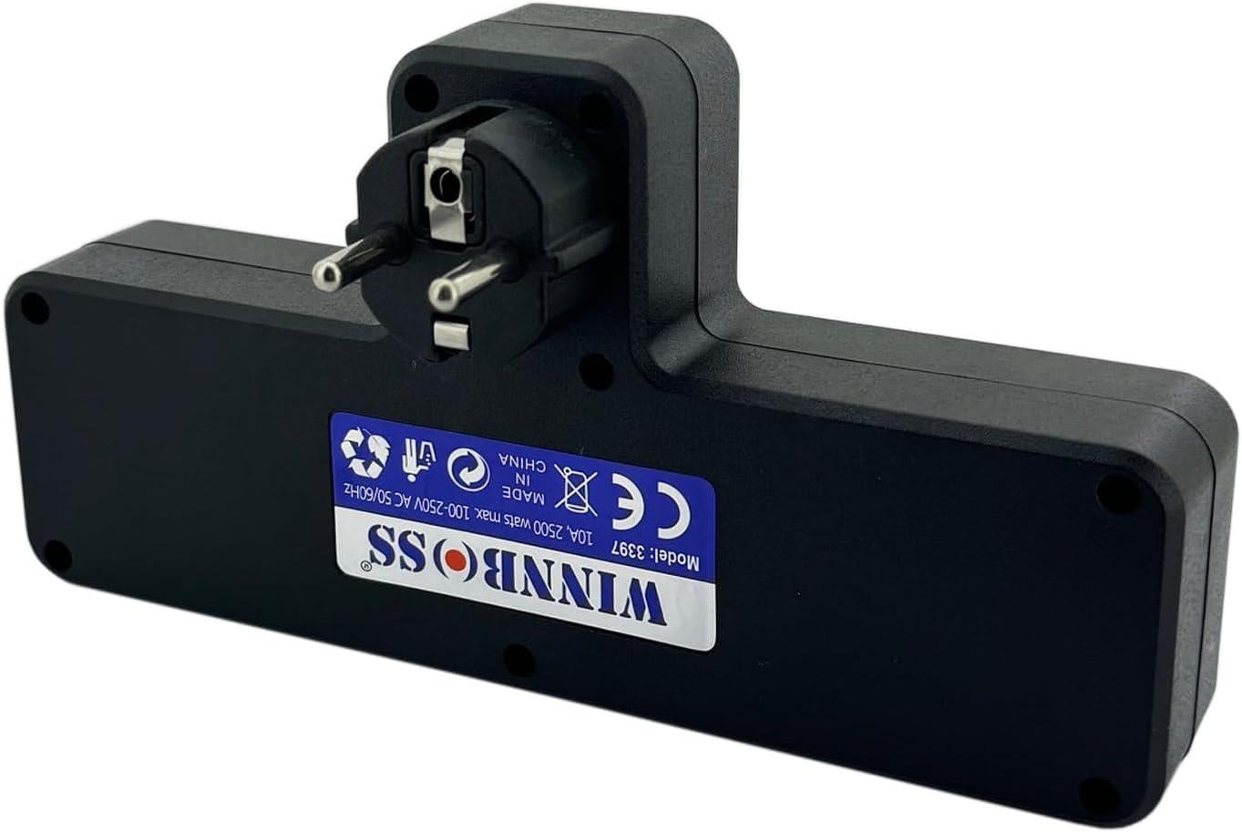 WINNBOSS 3397 3Lü Termal Akım Korumalı Priz 3x Usb 1x Type-CPriz & Anahtar Çeşitleri
