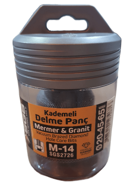 Sgs Kademeli Delme Panç Mermer ve Granit M-14 20-45-65 mm SGS2726Pançlar