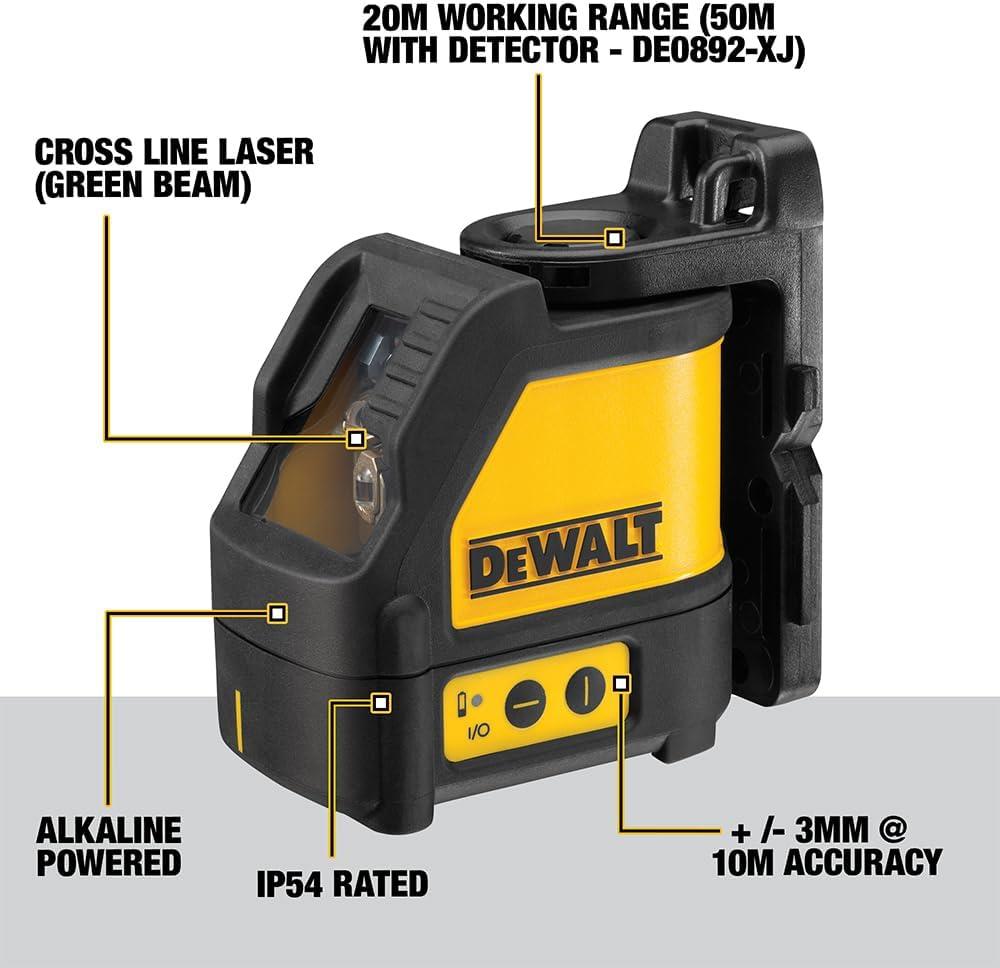 Dewalt Yeşil Lazer Hizalama DW088CGLazer Hizalayıcılar