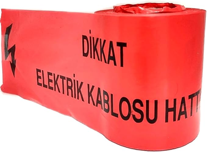 İkaz Şeridi 15cm*250MT Elektrik Kablo İçinBant Grubu