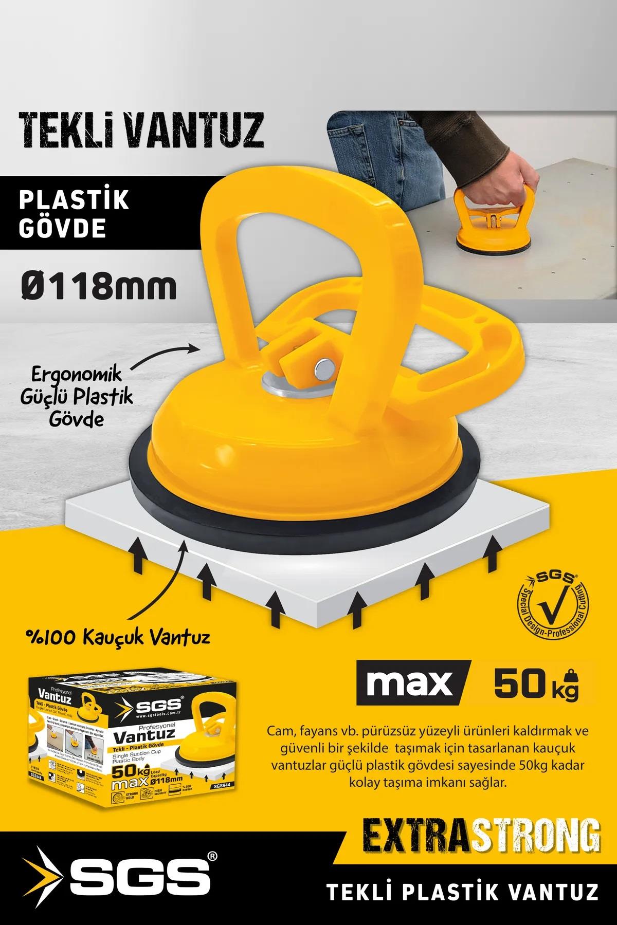 Sgs SGS944 Plastik Tekli VantuzVantuz