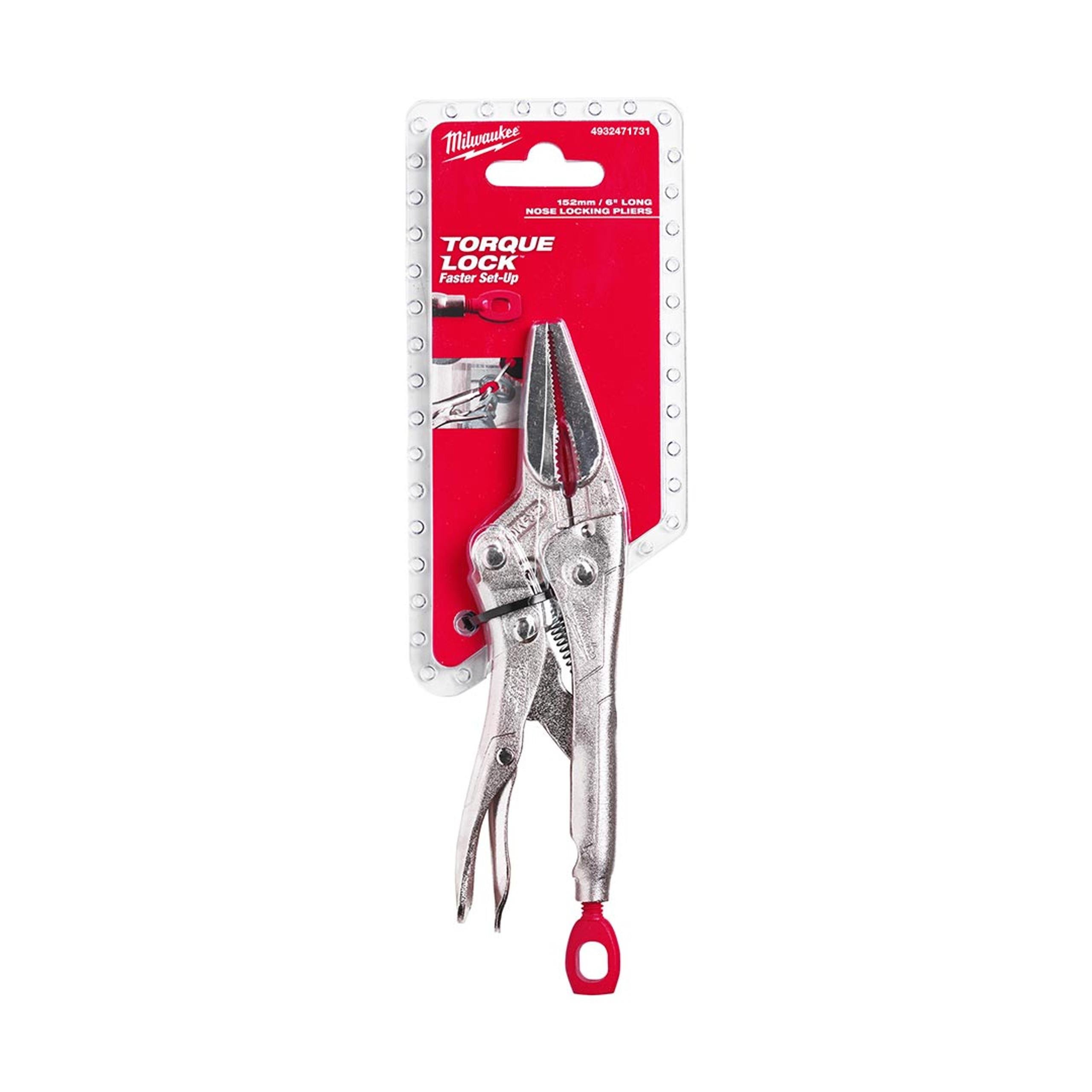 Milwaukee Ayarlı Pense Düz Uzun Burun 150 MM 4932471731Penseler