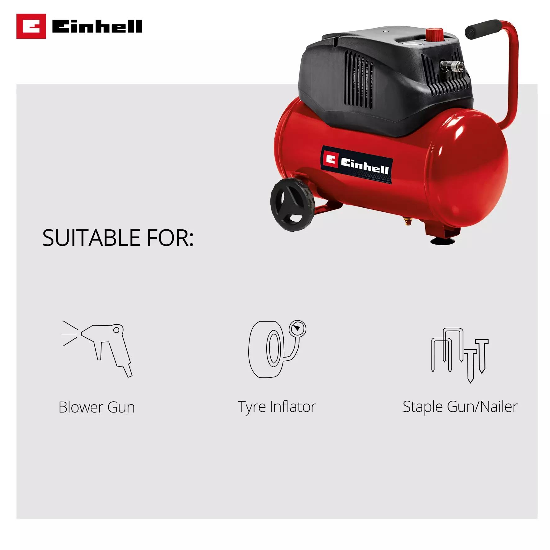 Einhell TC-AC 200/24/8 OF Hava Kompresör Yağsız 4020590Kompresörler