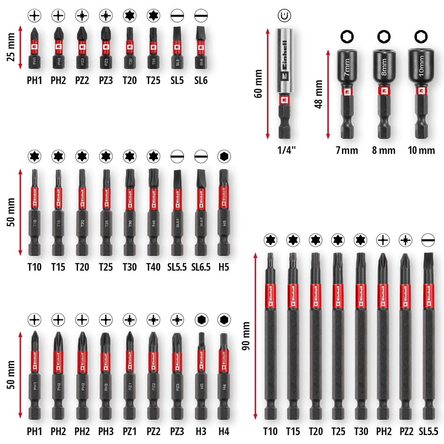 Einhell Bits Uç Set 38 Parça 109250Bits Setler