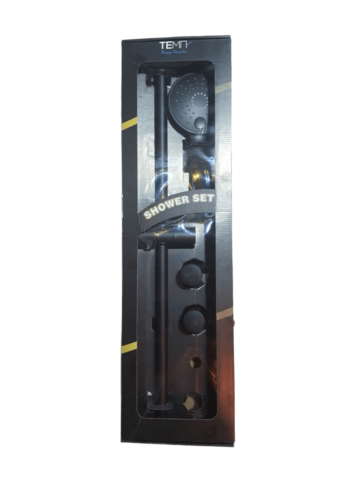 Tema Dinamik Siyah Slim Sürgülü Duş Seti 51022-2MDuş Setleri