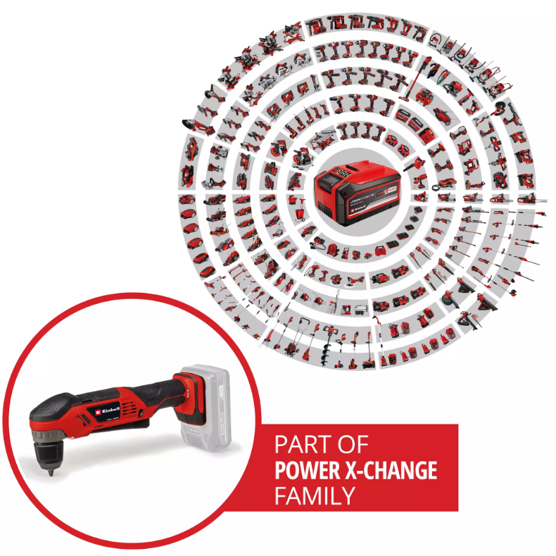 Einhell TE-AD 18 Lİ Solo Dik Açılı Alçı Vidalama 4514290Alçıpan Vidalamalar
