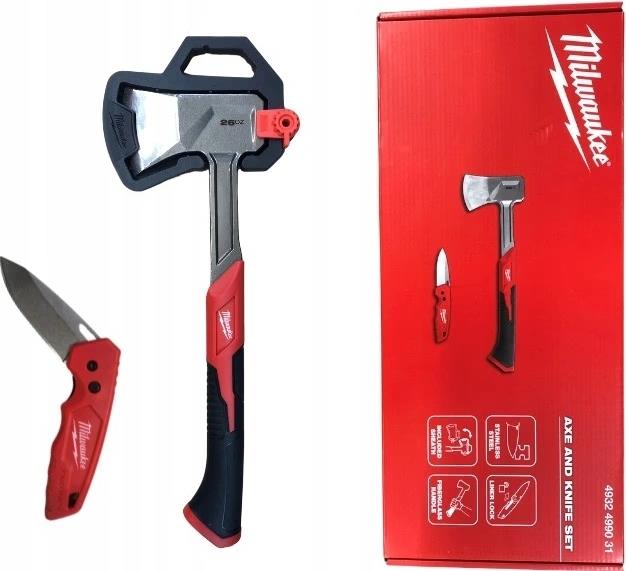 Milwaukee 40 CM Balta Katlanır Çakı Seti 4932499031Balta Nacak ve Oraklar