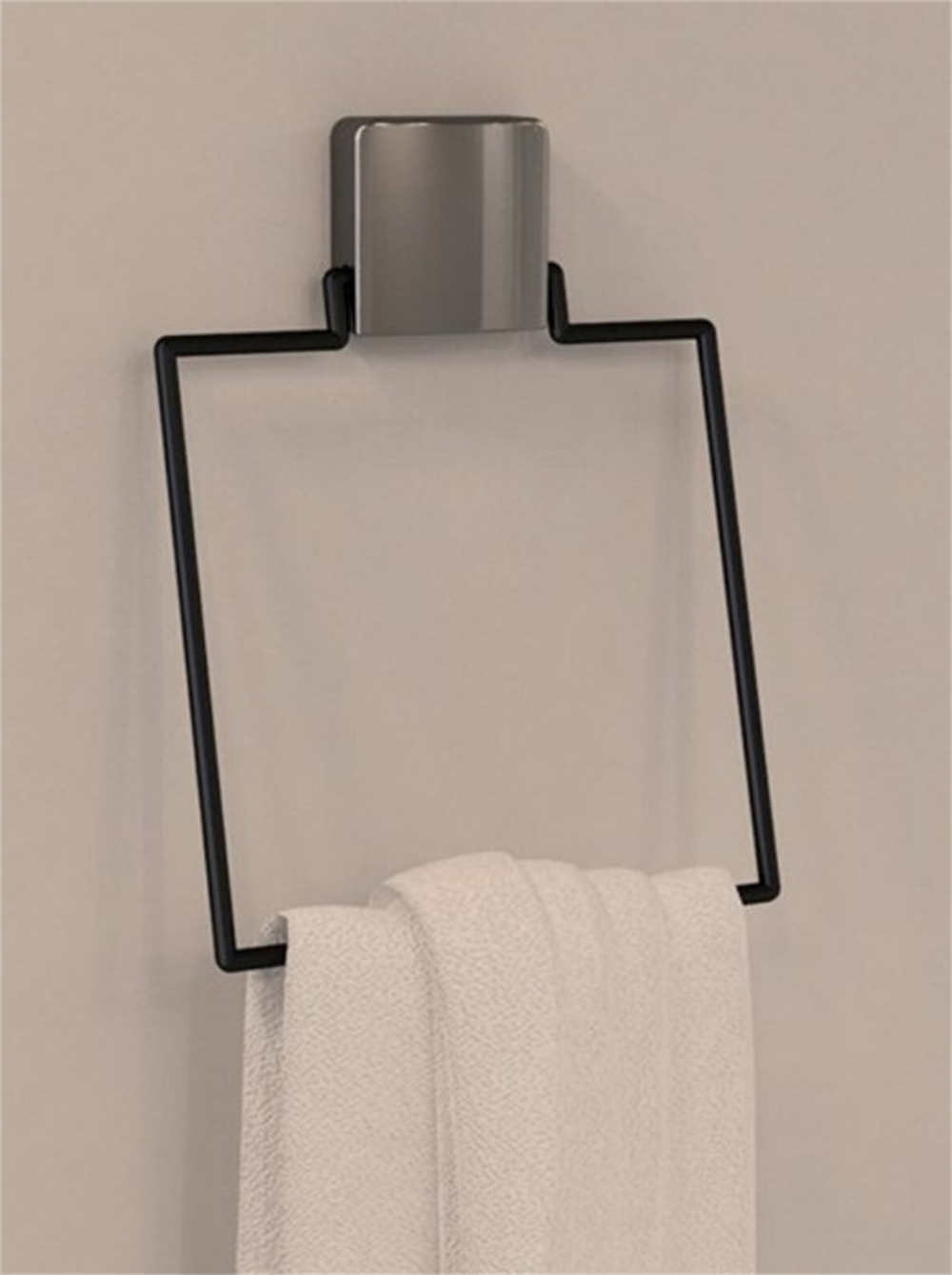 Decorev Kare Havluluk Siyah DC-5060Havluluk