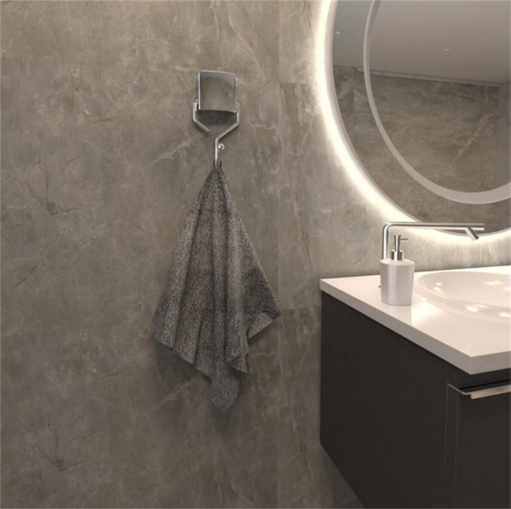 Decorev Tekli Askı Krom Vidasız Montaj DC-4771Banyo Askıları