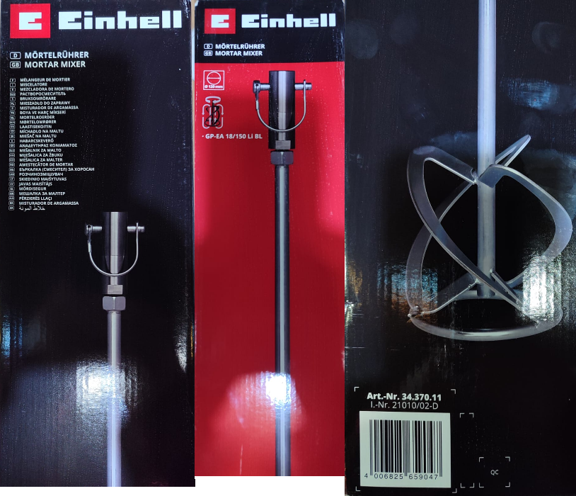 Einhell Harç Karıştırıcı 120 mm 3437011Karıştırıcılar
