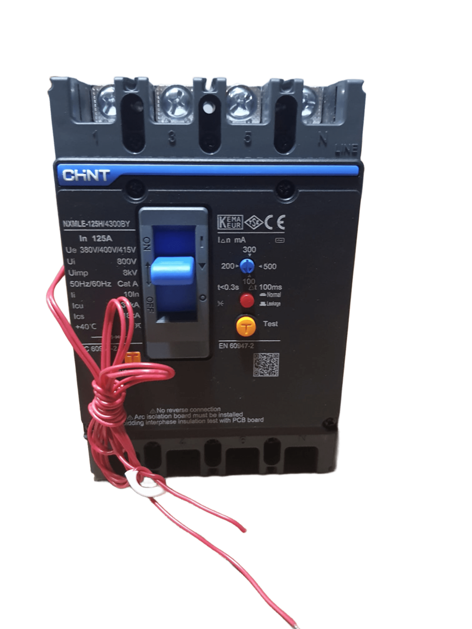Chnt Bobinli Kompak Şalter 4P 125A 36KA 337239Sigortalar