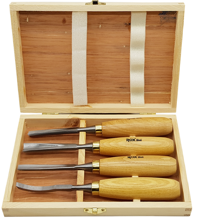 Rox Wood Ahşap Oyma Seti 4 Parça 15399076Eğe ve Eğe Seti