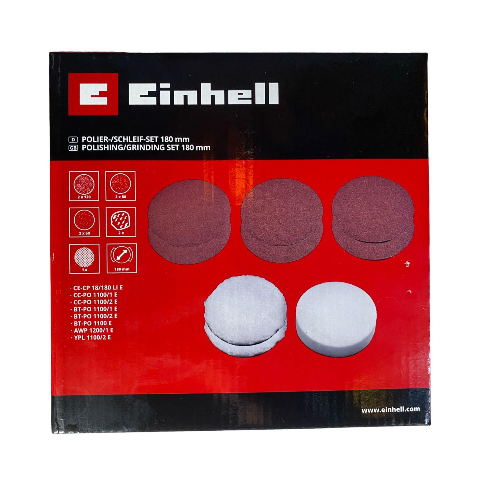 Einhell CE-CP 18/180 Lİ İçin Polisaj Cilalama Zımpara Seti 2093233Gravür ve Taşlama Setleri