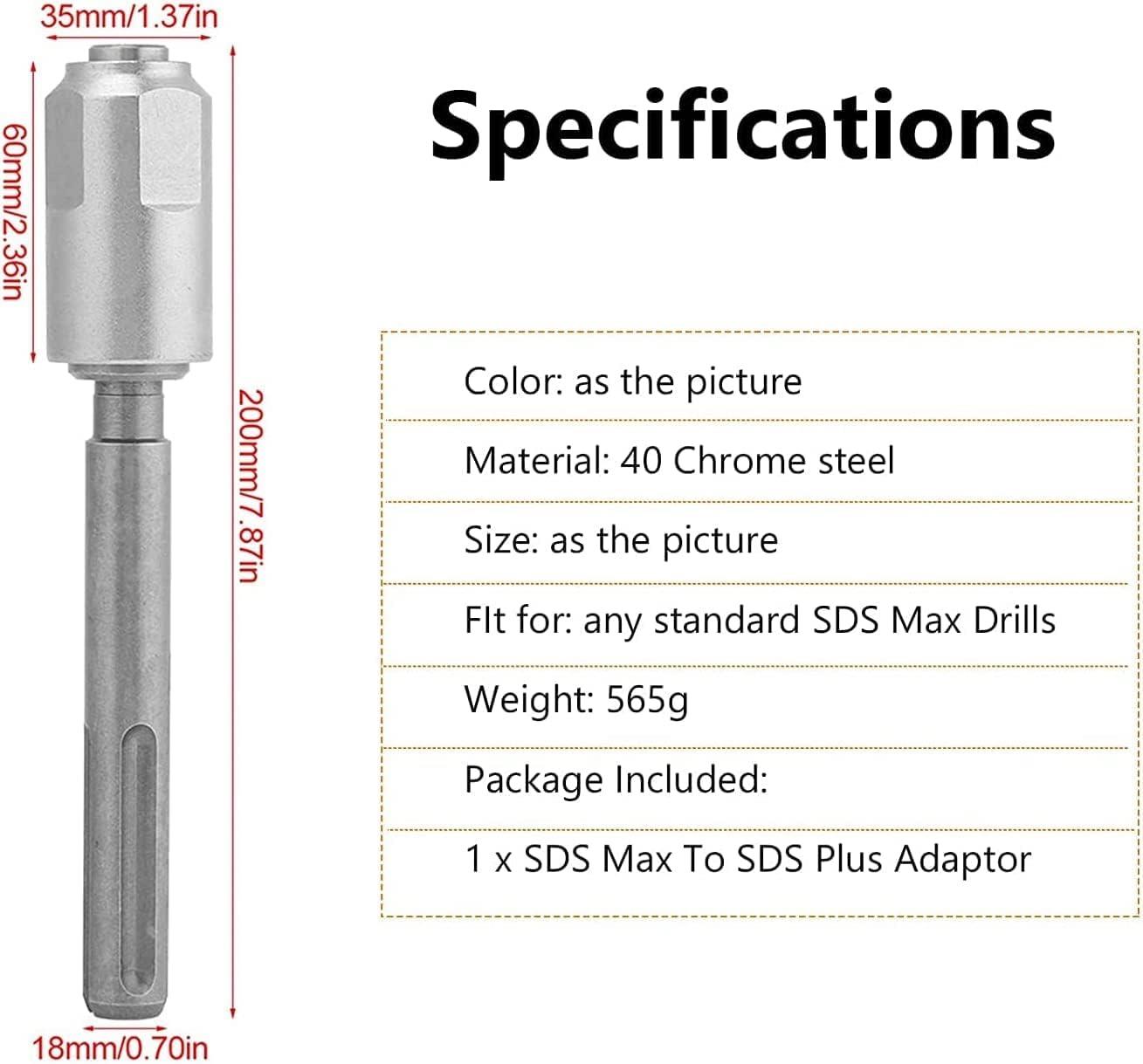 SGS Dönüştürücü Adaptör SDS Max SDS Plus SGS1584Bits Uçlar ve Adaptörler