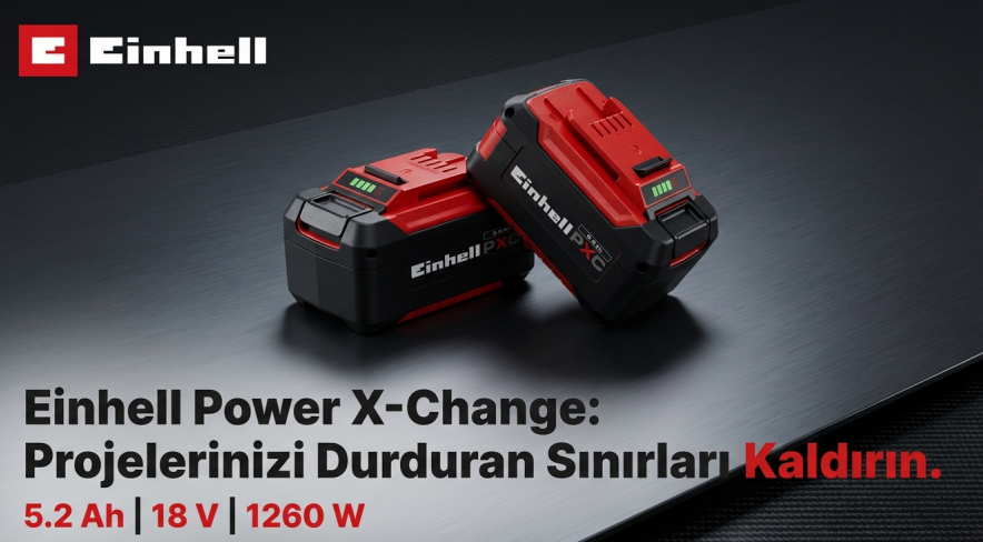 Einhell 2 Adet 18V 5,2AH Pxc Twinpack Akü 4511526Yedek Akü & Şarj Cihazları