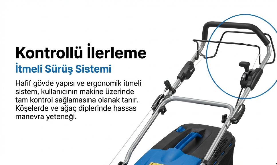 Factor Benzinli Çim Biçme Makinası İtmeli 40 CM UME40Benzinli Grup
