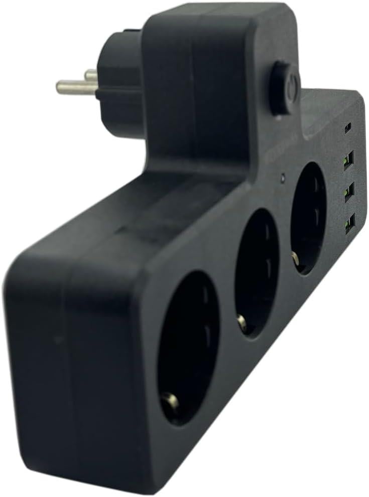 WINNBOSS 3397 3Lü Termal Akım Korumalı Priz 3x Usb 1x Type-CPriz & Anahtar Çeşitleri