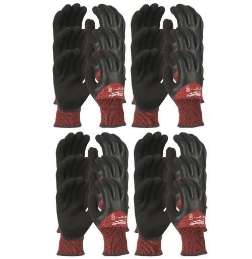 Milwaukee 3. Derece Kesik Korumalı Kışlık Nitril Eldiven - 9/ L - 12 Adet 4932471611Eldivenler