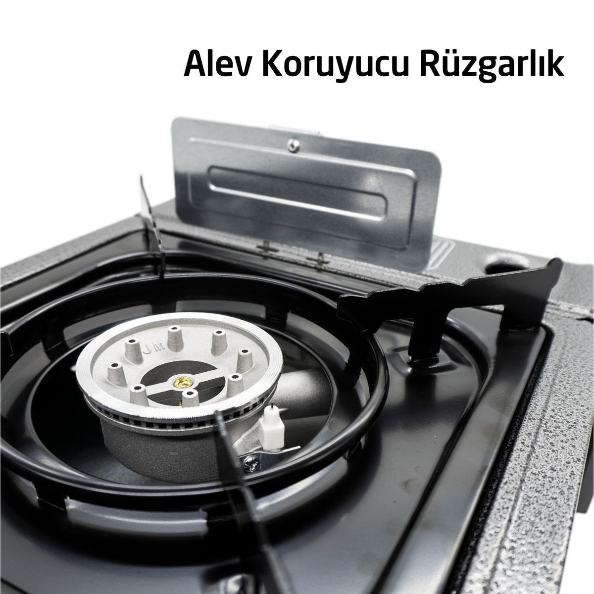 Rox Camping Tekli Portatif Kamp Ocağı 153ROX0103  GriKamp & Piknik Malzemeleri