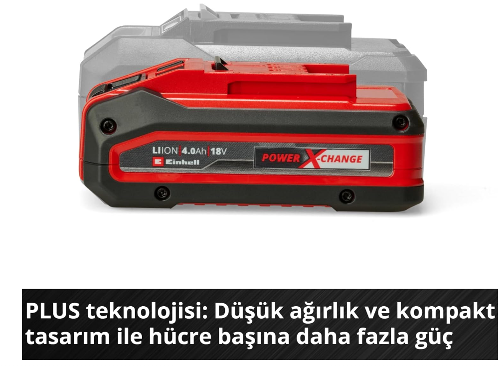 Einhell 18V 4,0AH PXC Akü Plus ve Şarj Aleti 4512159Yedek Akü & Şarj Cihazları