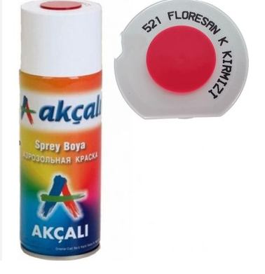 Akçalı Sprey Boya 400 ML Florosan K.KırmızıSprey Boyalar