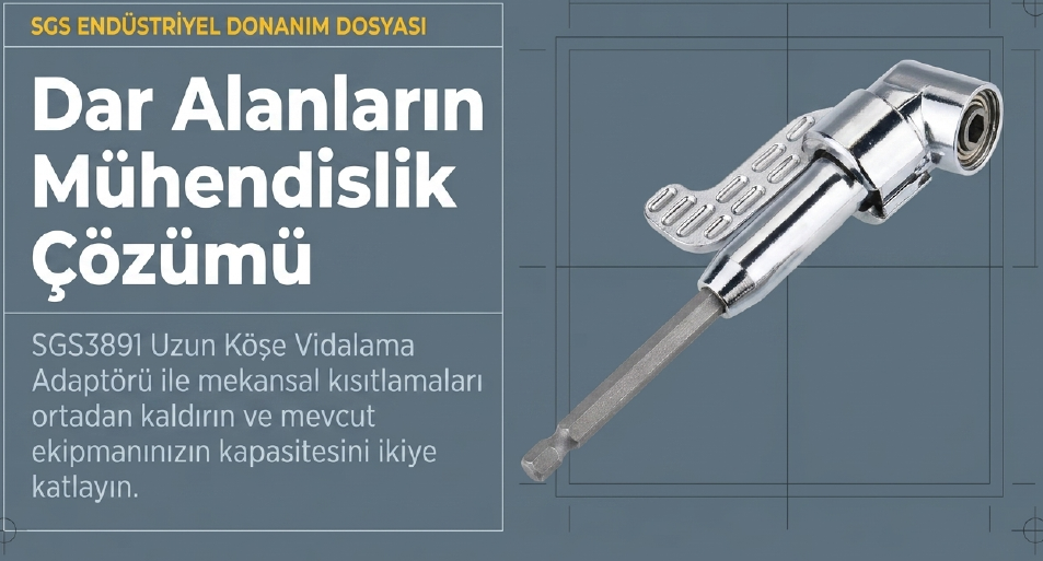 Sgs Köşe Vidalama Adaptörü SGS3891Bits Uçlar ve Adaptörler