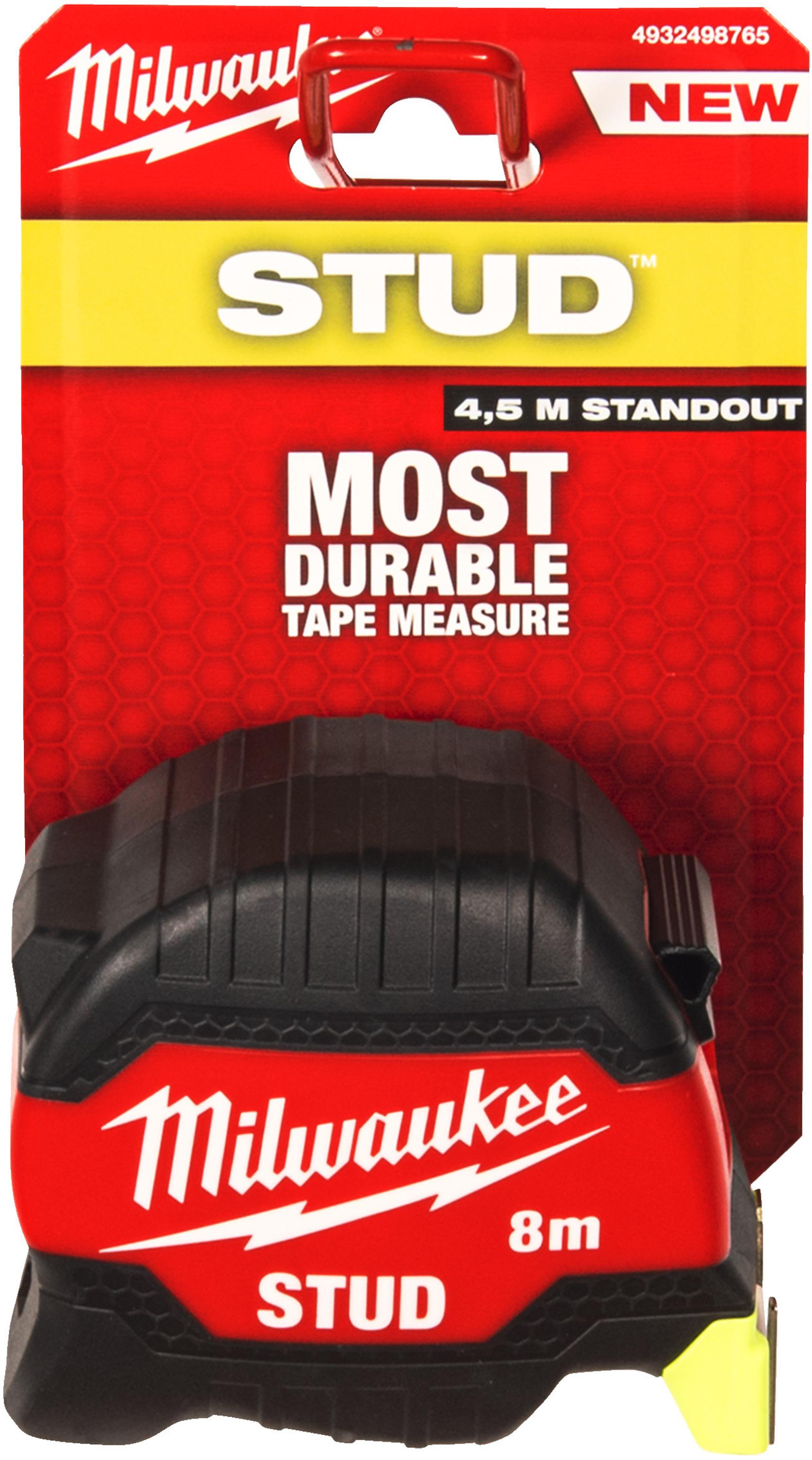 Milwaukee Şerit Metre Stud GEN3 8M/33MM 4932498765Şerit Metreler