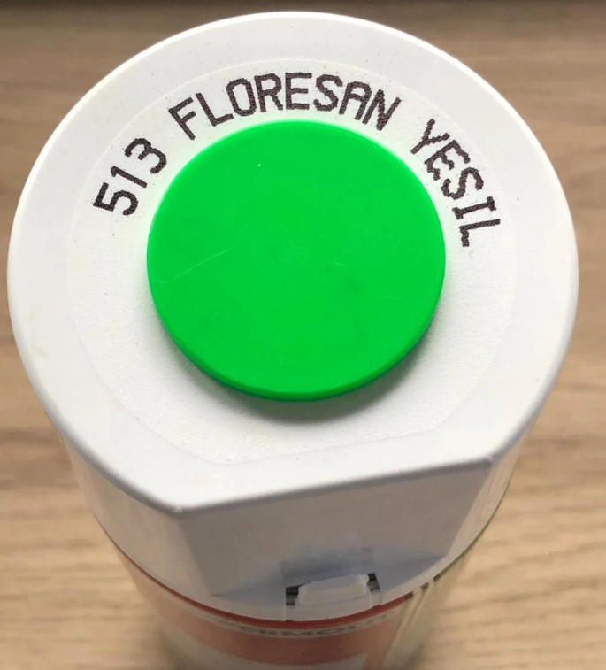 Akçalı Sprey Boya 400 ML Florosan YeşilSprey Boyalar