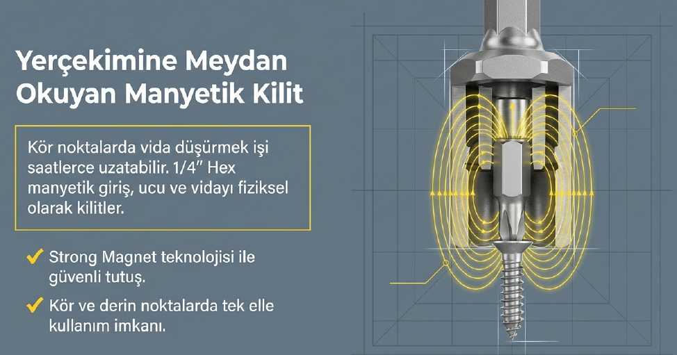 Sgs Köşe Vidalama Adaptörü SGS3891Bits Uçlar ve Adaptörler