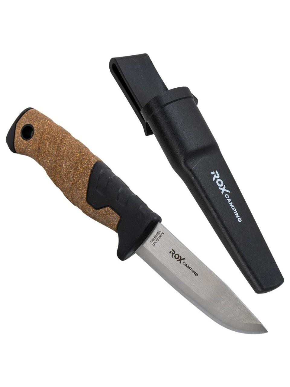 Rox Camping Bushcraft Plus Paslanmaz Çelik Kamp Bıçak Siyah 153CAMP0322Bıçak Grubu