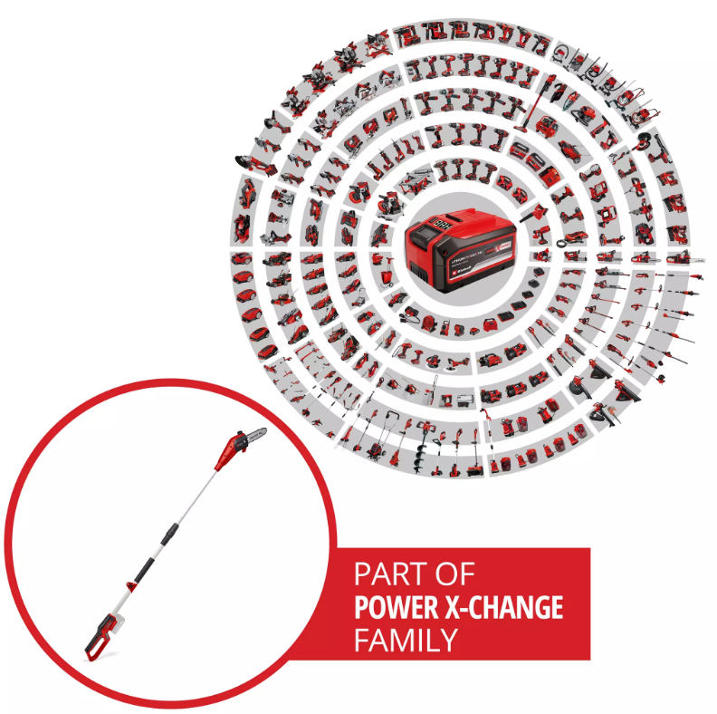 Einhell GC-LC 18/20 Lİ T-Solo Yüksek Dal Budama 3410581Akülü Çim&Çit&Dal Budama