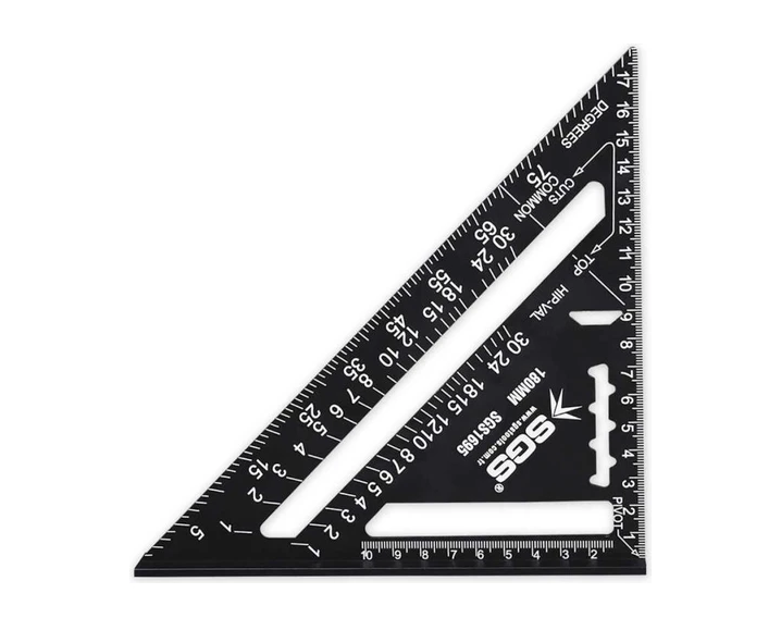 Sgs Alüminyum Üçgen Cetvel 180 mm SGS1695Gönyeler