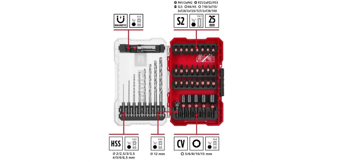 Einhell Bits& Matkap Uç Seti 39 Parça 108773Bits Uçlar ve Adaptörler