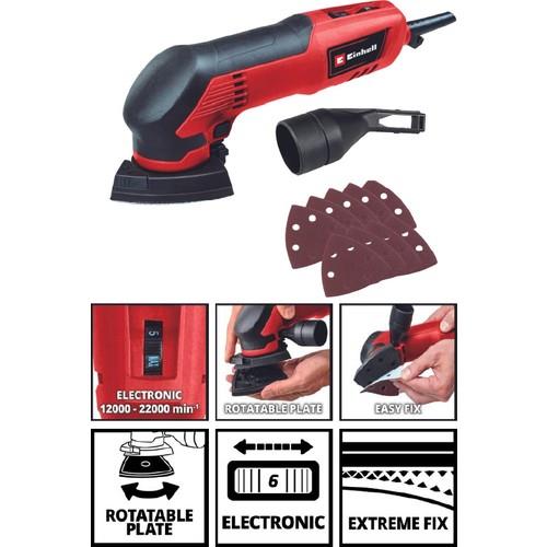 Einhell TC-DS 20 E Üçgen Zımpara Makinesi 4464255Üçgen Zımparalar