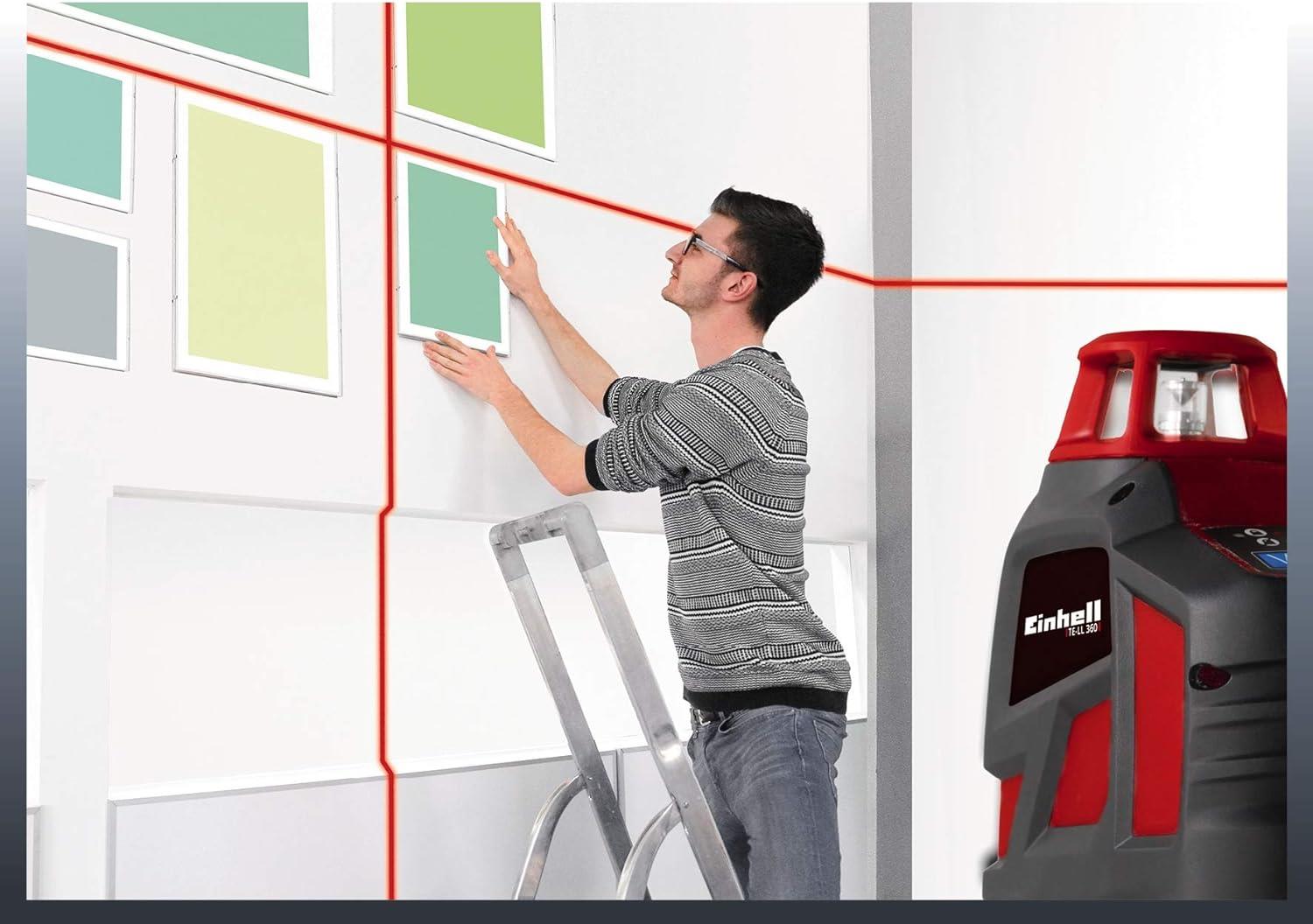 Einhell TE-LL 360 Çapraz Çizgili Lazer Hizalama 2270110Lazerli Ölçüm Cihazları